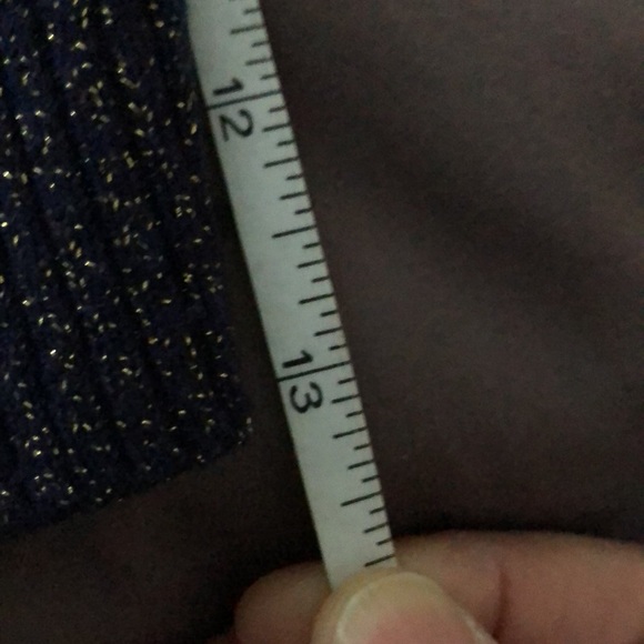 Marc Jacobs purple sweater M gold flecks wool/rayon/metallic - Picture 9 of 10